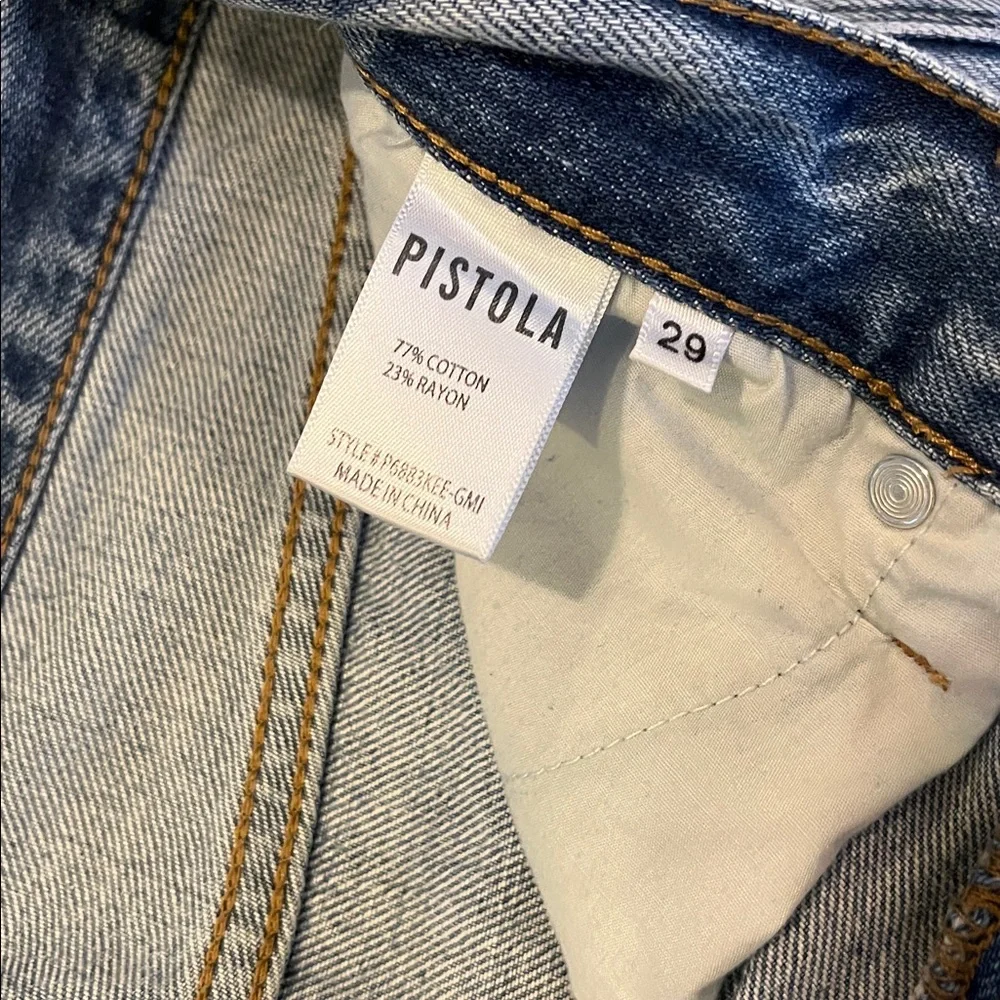 Pistola Straight Jean with Stepped Hem size 29